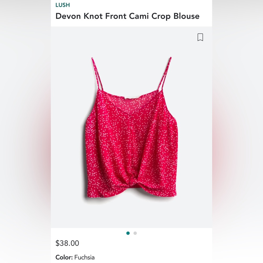 Cropped tank top